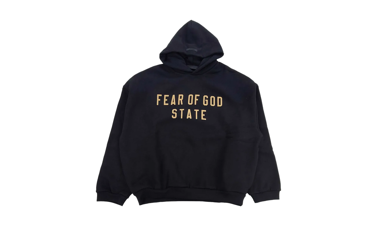 State Fleece Hoodie "Black" 192BT246250F