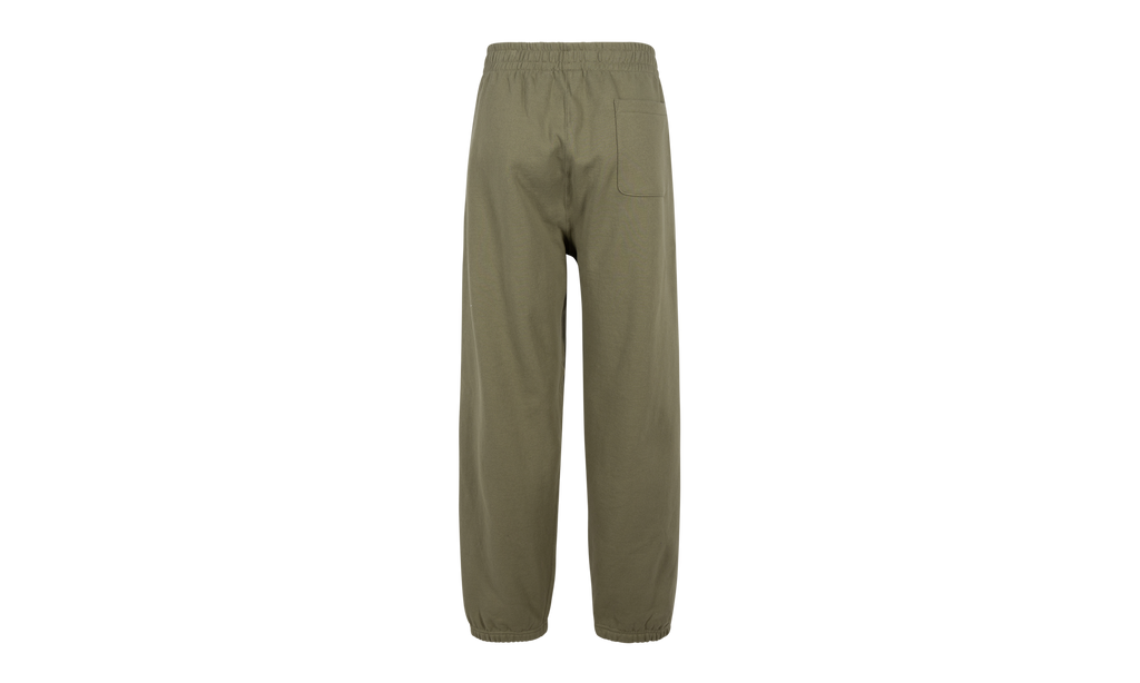 Satin Appliqué Sweatpant "FW23 - Light Olive" SU100083