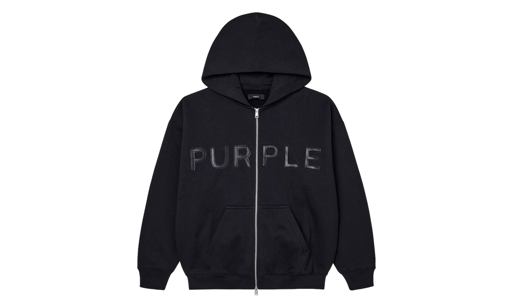 Chopped Zip Up Hoodie "Black" P460 HFBL426