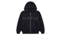 Chopped Zip Up Hoodie "Black" P460 HFBL426