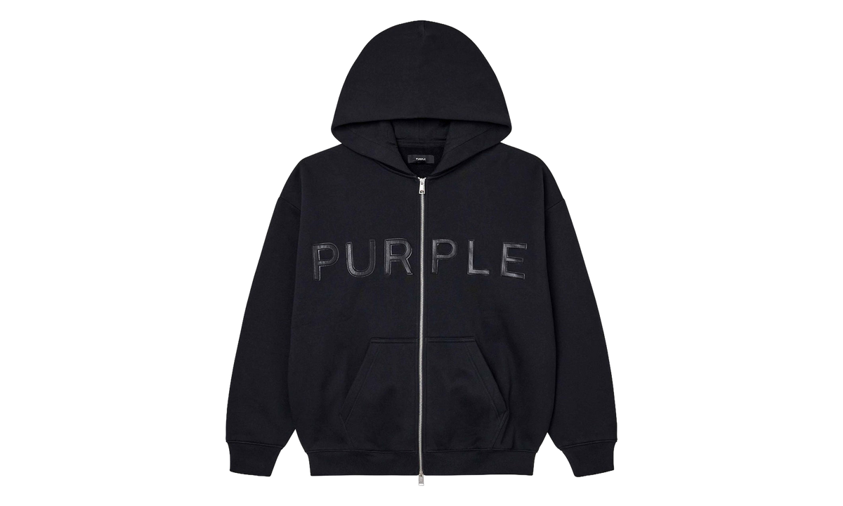 Chopped Zip Up Hoodie "Black" P460 HFBL426