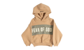 Essentials Cropped Relaxed Panelled Hoodie GS "Ginger / Seal Heather" RW00328 0056