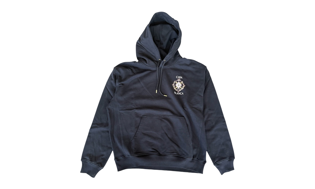Championship Logo Hoodie "Black & Multicolor" MPF25-JTP-292-01-EX-FLANNELS