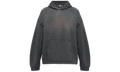Embellished Hoodie "Stained Black" MLM100437