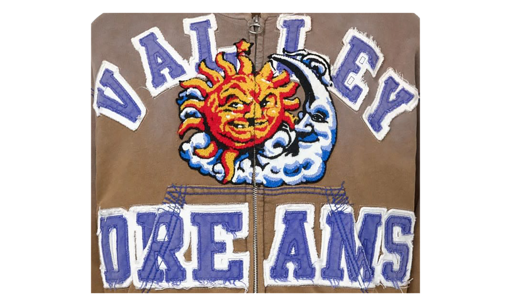 Sunny Zip Up Hoodie "Brown" VAL245