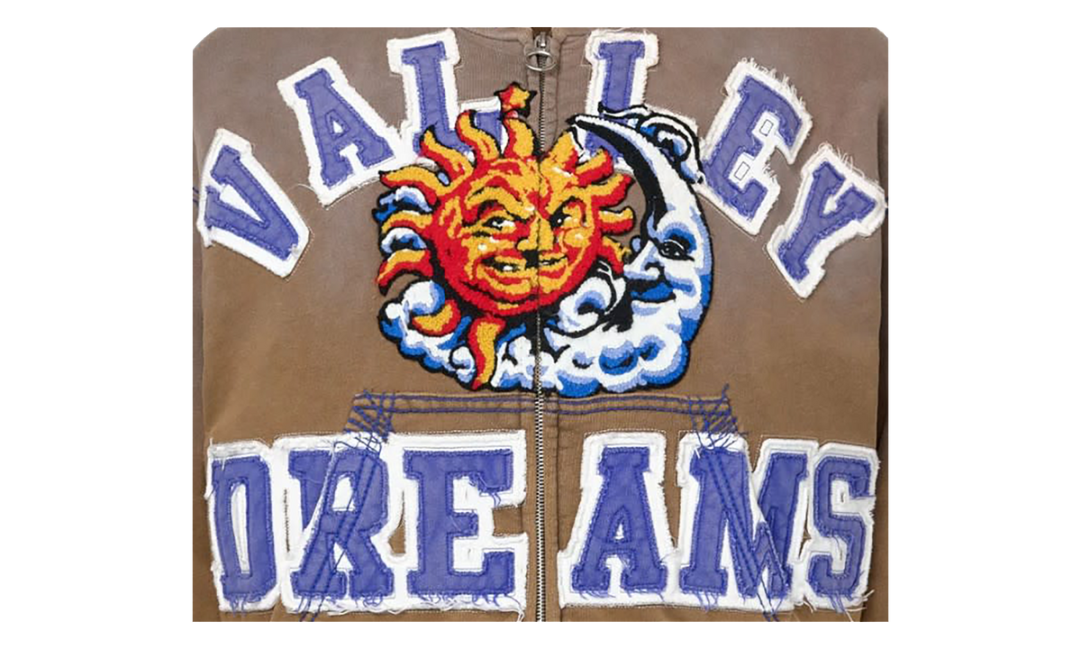Sunny Zip Up Hoodie "Brown" VAL245