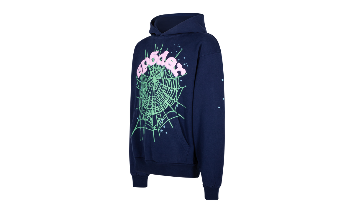 SP5DER OG WEB NAVY PINK HOODIE "Navy, Pink" M01SS001OGNP