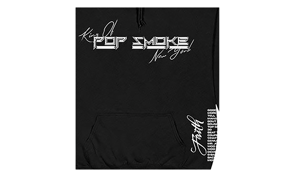 Pop Smoke Faith King of New York Hoodie "Black" VL0038