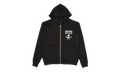 Foti Tic Tac Toe Zip Up Hoodie "Black" CHRM0059