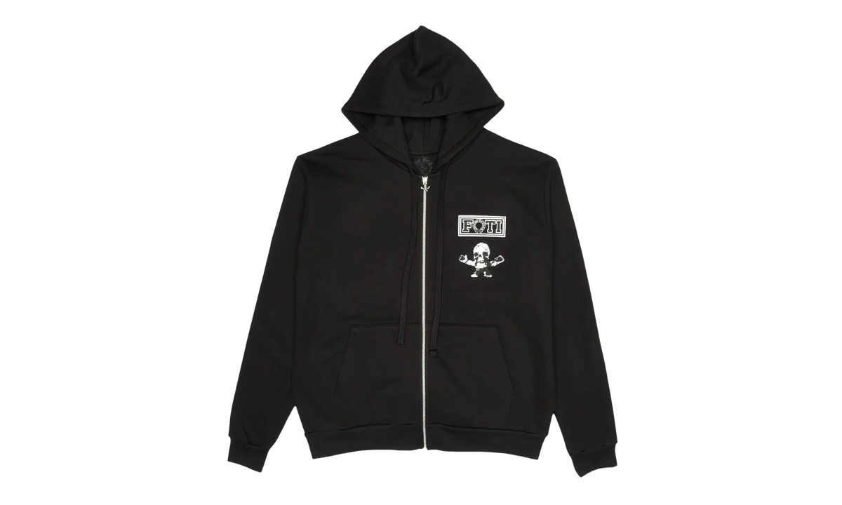 Foti Tic Tac Toe Zip Up Hoodie "Black" CHRM0059