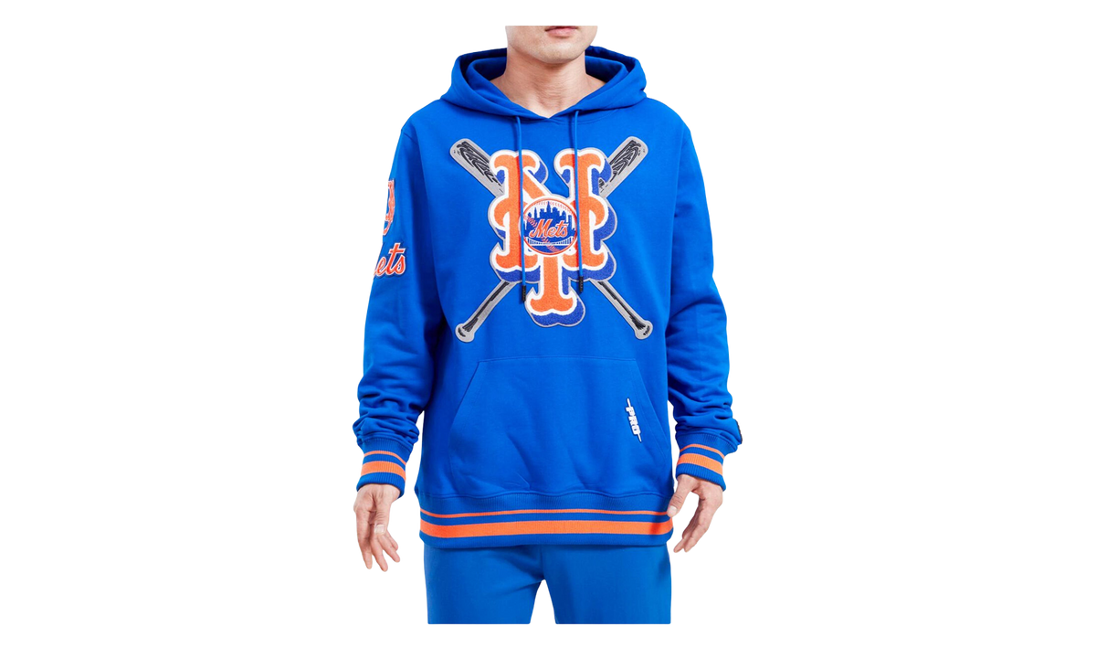 MLB New York Mets Mash Up Logo Royal P/O Hoodie "Blue" LNM533428 RYB