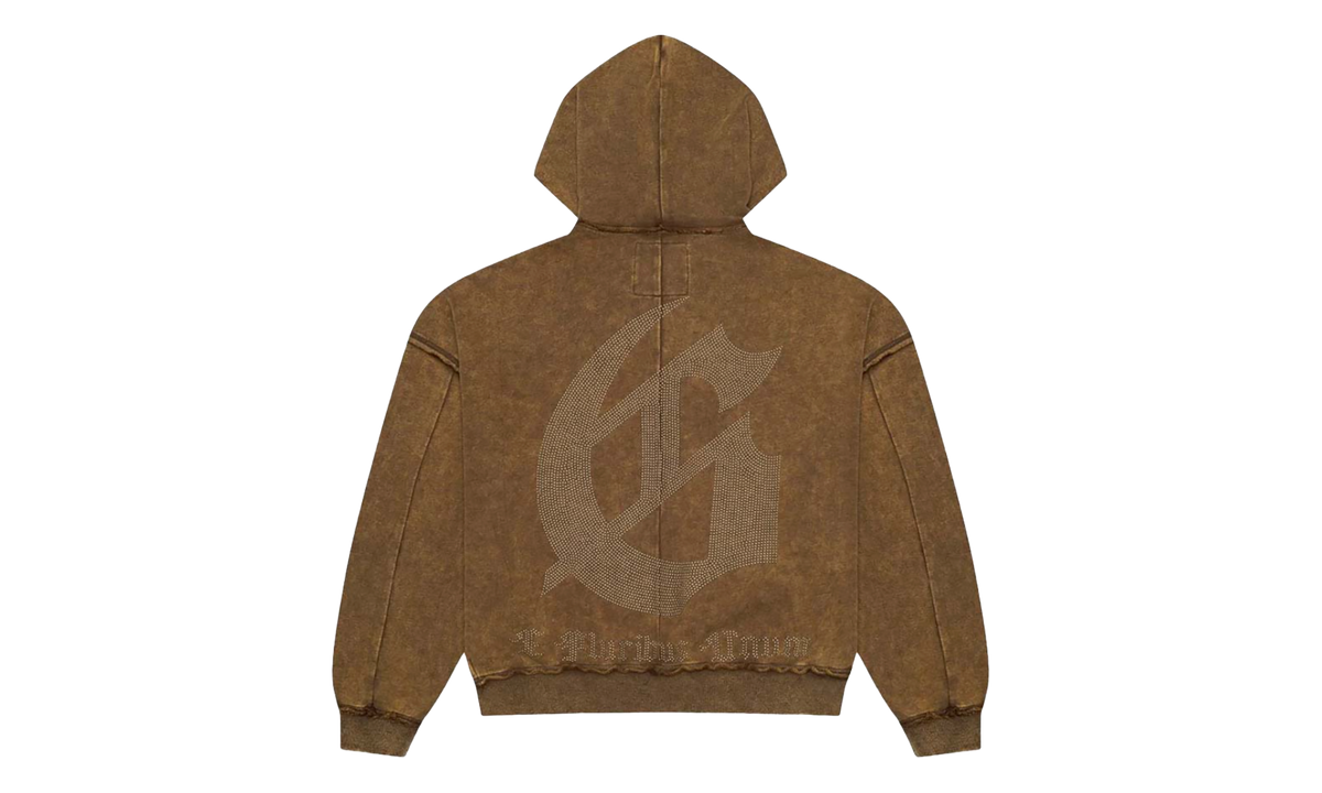 Studded OG Logo Hoodie "Brolive Wash" GS036