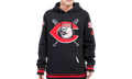 MLB Cincinnati Reds Mash Up Logo P/O Hoodie "Black" LCR533337 BLK