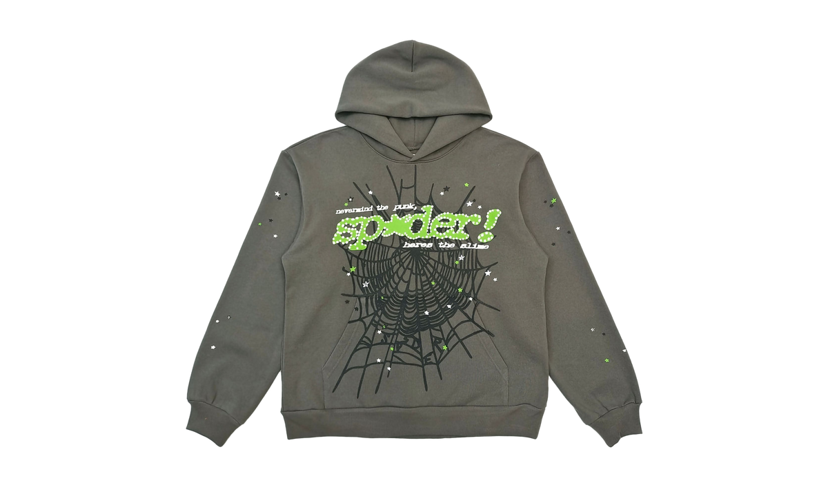 STAR WEB HOODIE & SWEATSHIRT "Grey, Green" SS26FW24GRY