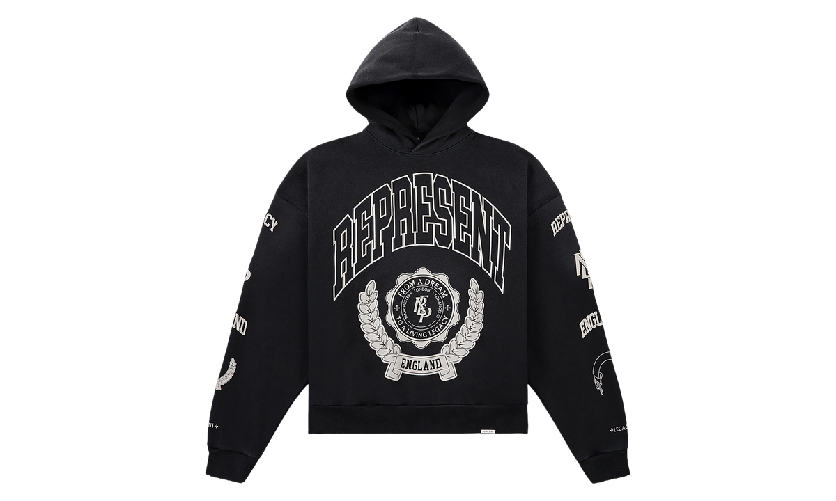 Legacy Crest Hoodie "Stained Black" MLM100372 04