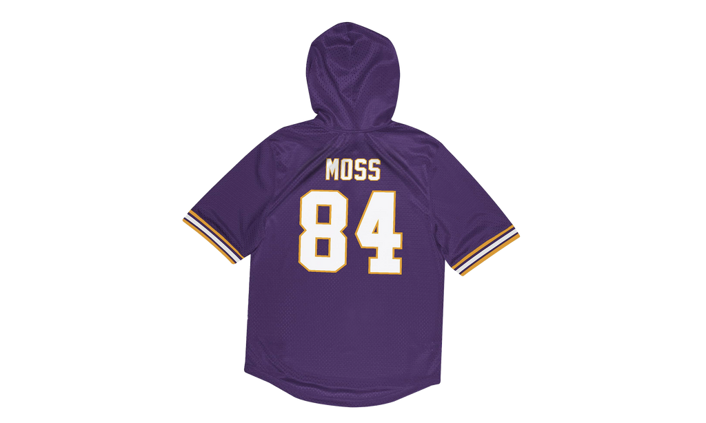 NFL N&N MESH SS HOODIE VIKINGS 2000 RANDY MOSS "Purple" NNMPSC19045 MVIPURP00RMO