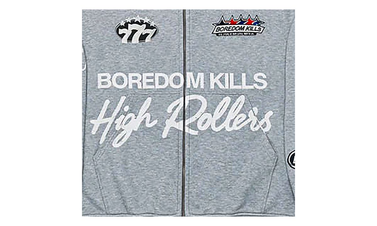 Highroller Hoodie "Heather Grey" BK047