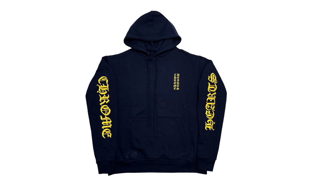 Vertical Logo Hoodie "Navy Blue / Yellow" CHRM1216
