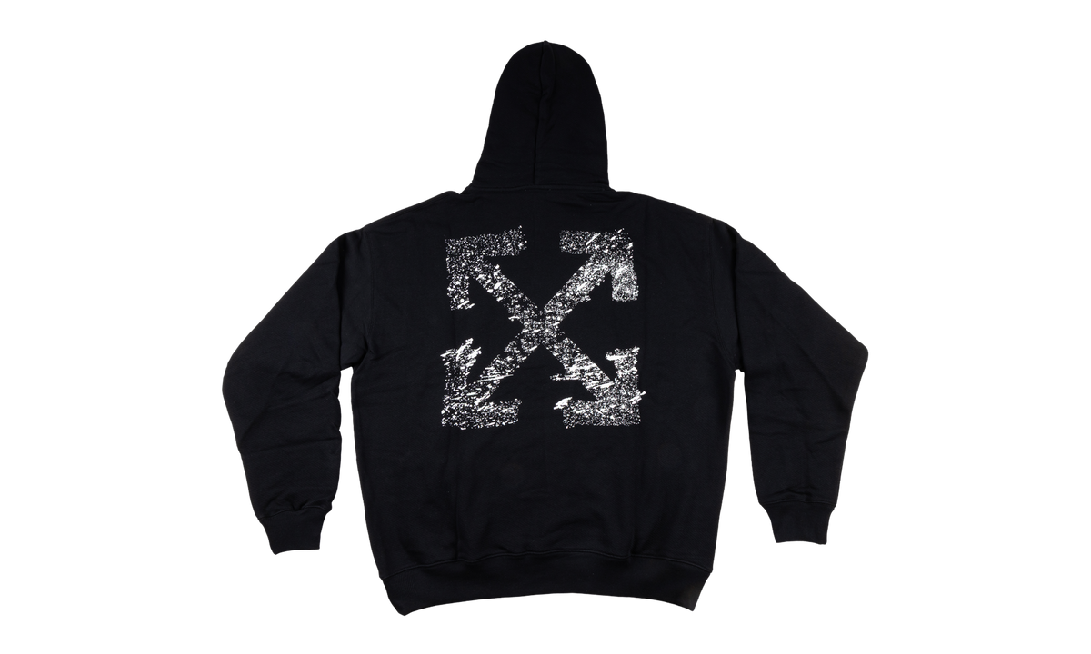 PAINT SPLATTER ARROW DIAG FRENCH TERRY HOODIE "Black" 44OWOS26K062 001