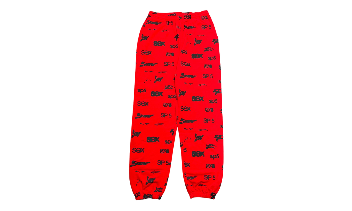 AOP Logo Sweatpants "Red / Black" SP5der441