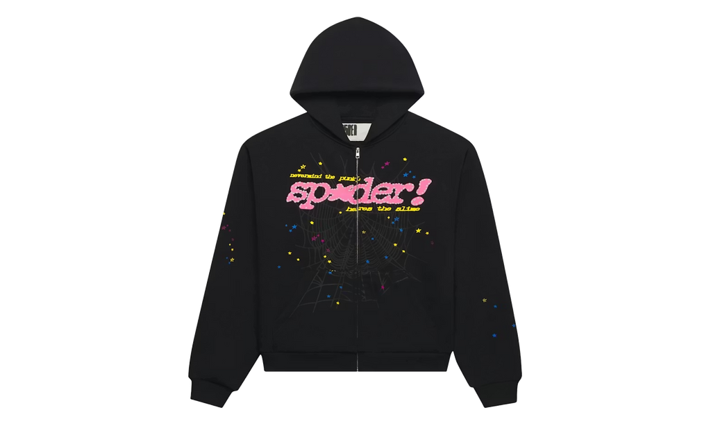 Punk V2 Zip Up Hoodie "SS26 - Black" SP5der430