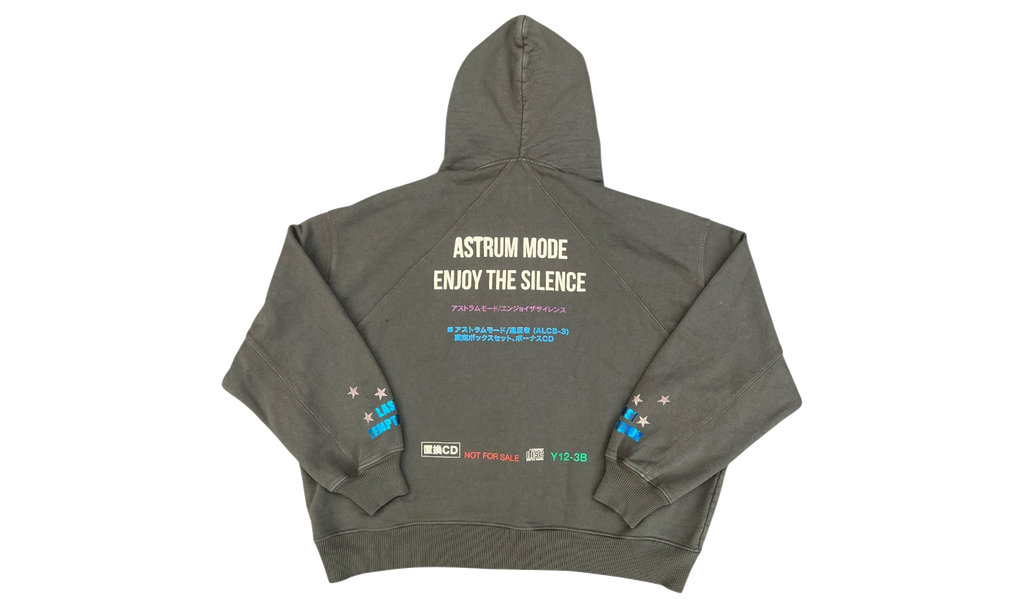 ASTRUM SILENCE ZIP HOODIE "VINTAGE BLACK" AST013