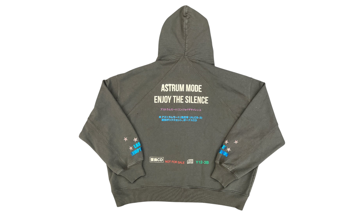 ASTRUM SILENCE ZIP HOODIE "VINTAGE BLACK" AST013