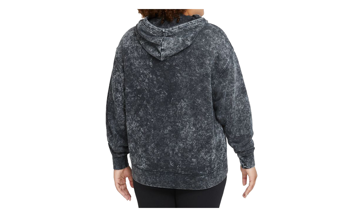 Washed Fleece Hoodie WMNS "Black / White" DD5640 010