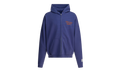 90's Full Zip Hoodie "Navy / Orange" GD136