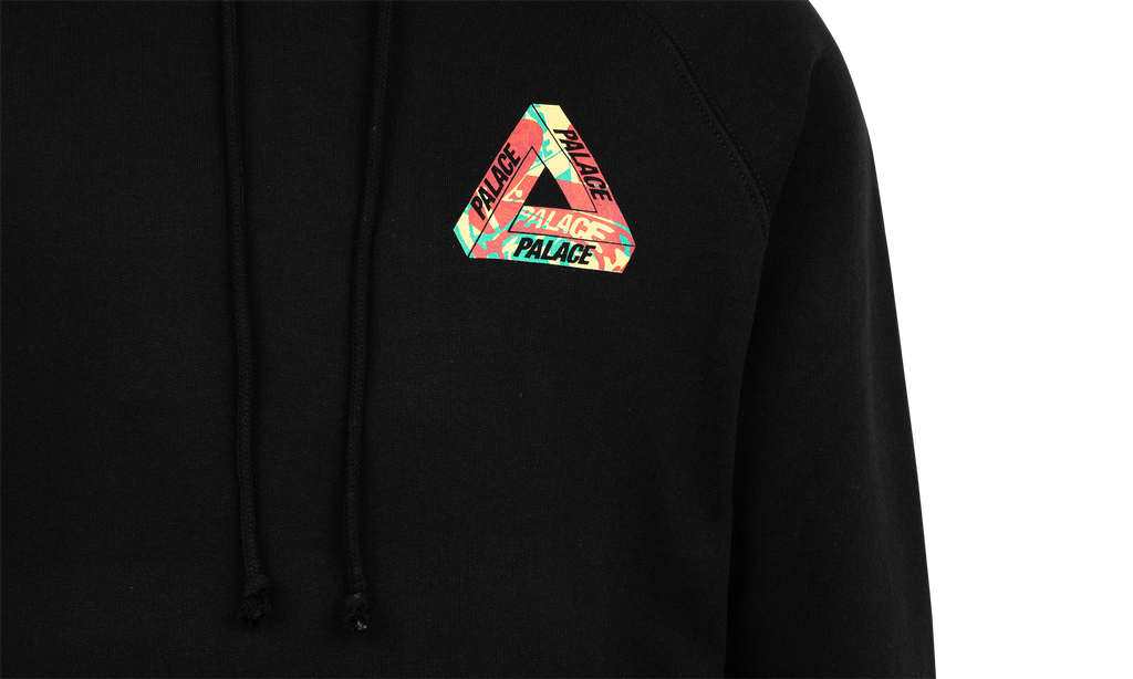 One Wave Rasta Tri-Ferg Hoodie "Black" PA0094
