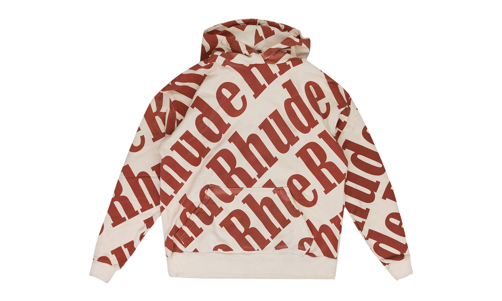 All Over Hoodie "Cream / Red" RHD MHDS 1950 CRED