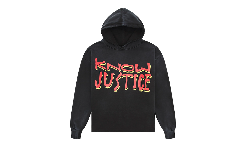 Know Justice Know Peace Hoodie "Black" BAR14
