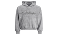 Distressed Script Hoodie "Grey" LST 21 22712 GREY