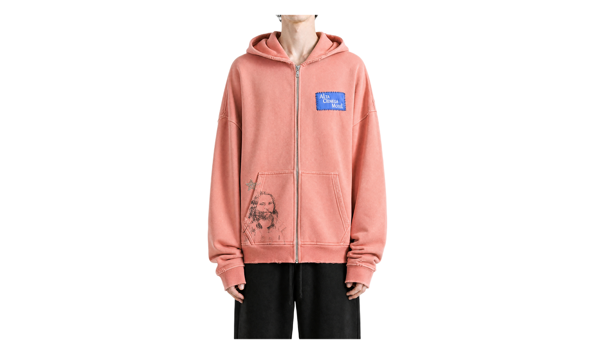 Alta Cienega Zip Hoodie "Peach" 4U008Q1010PCH