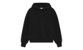 CLASSIC FIT FLEECE HOODIE "JET BLACK" 192AS252050F
