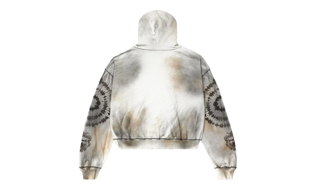 Spiral Zip Up Hoodie "Ash Grey" VAL110