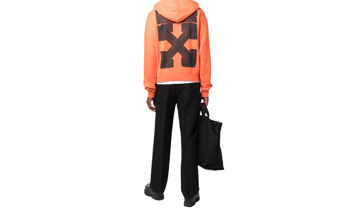 Jumbo Marker Arrows Hoodie "ORANGE" OMBB037F21FLE0162010