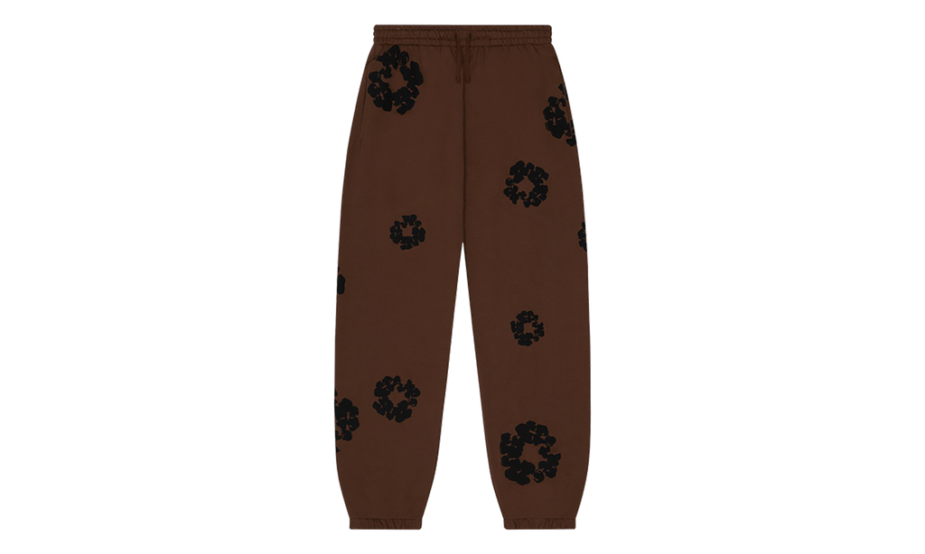 Cotton Wreath Sweatpants "Brown / Black" DT631
