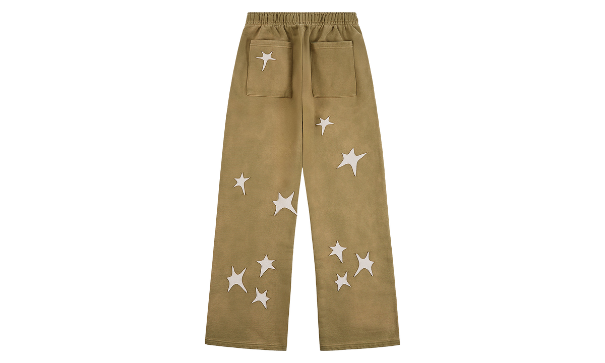 Patchwork Washed Sweatpant "Green" KS003