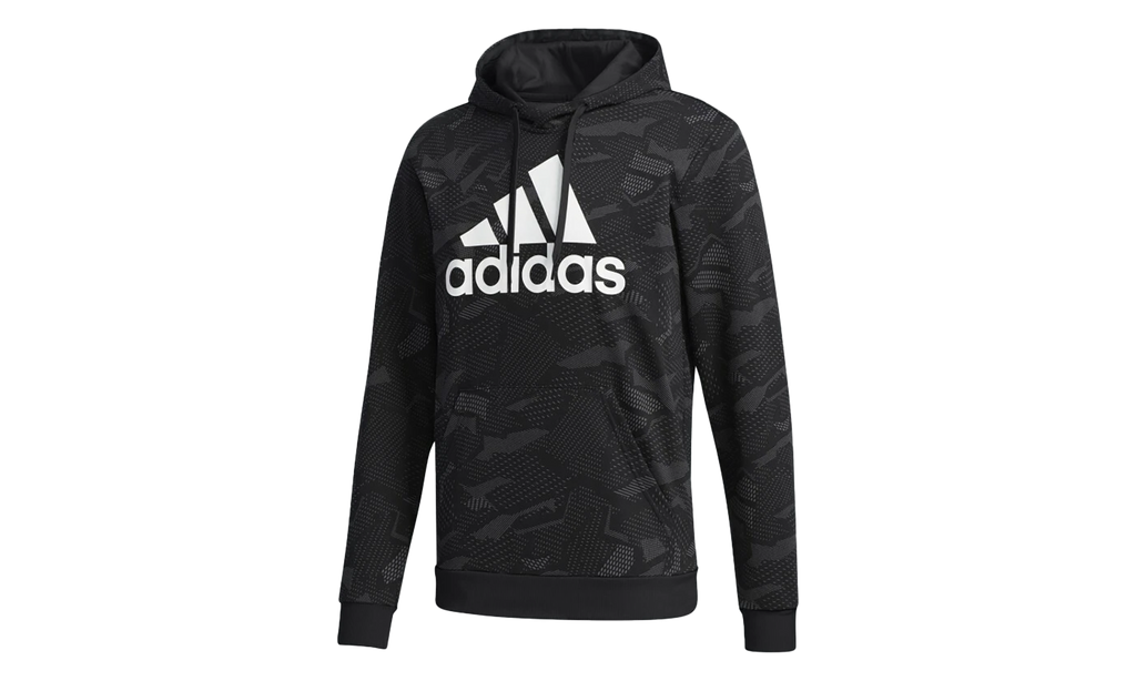 Essentials AOP Hoodie "Black / White" GD5489