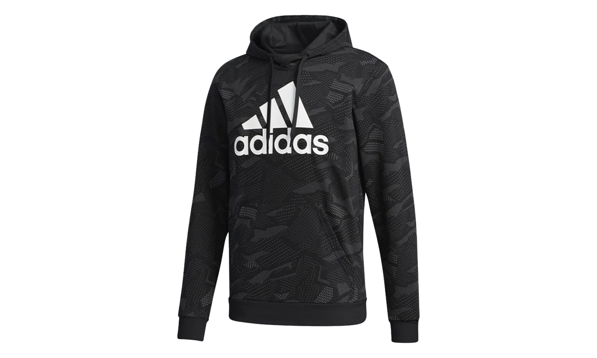 Essentials AOP Hoodie "Black / White" GD5489