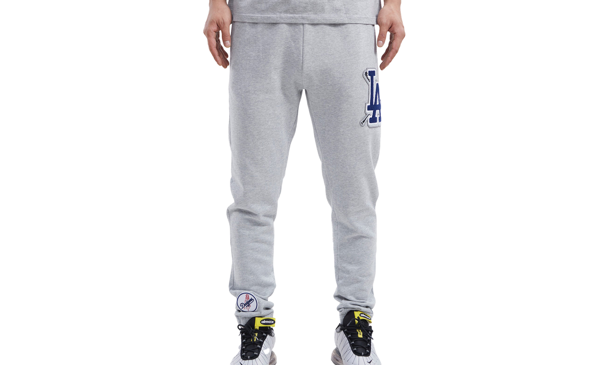 MLB Los Angeles Dodgers Mash Up Logo Sweatpants "Grey" LLD433358 HGR