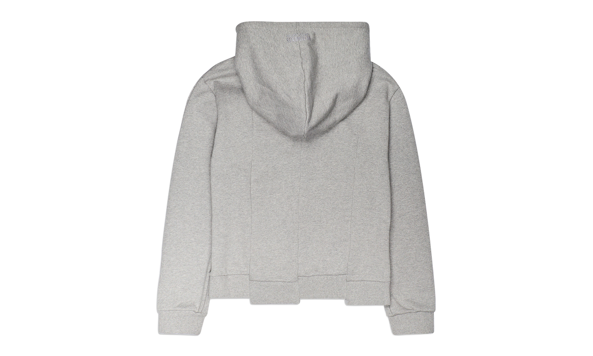 Cut-Up Logo Fitted Hoodie "Grey" VTM-WHDS-0002