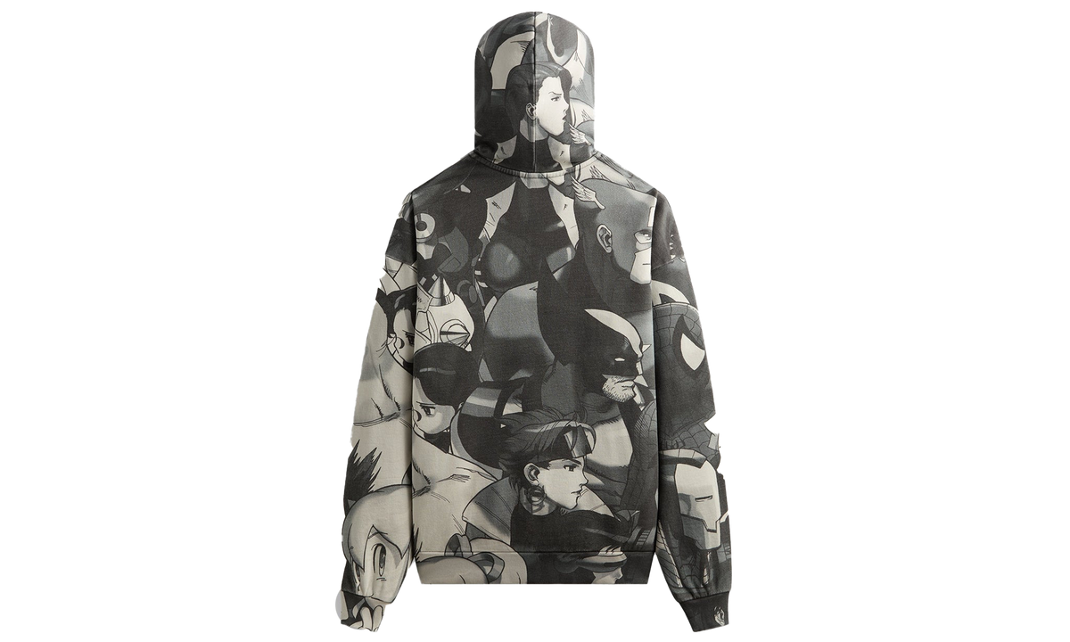 Fighter All-Over Printed Vintage Nelson Hoodie "Marvel vs. Capcom - Sandrift" KHM034304 104