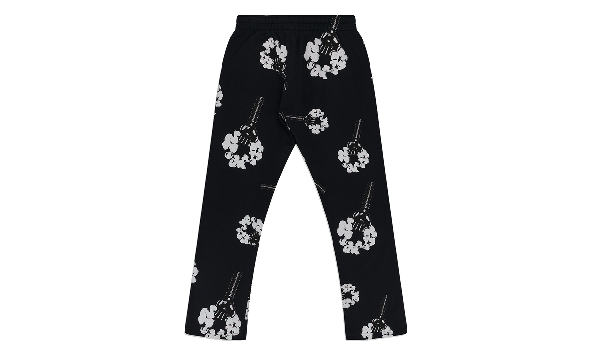 Hardies Fist Rhinestone Wreath Sweatpants "Black" DT888