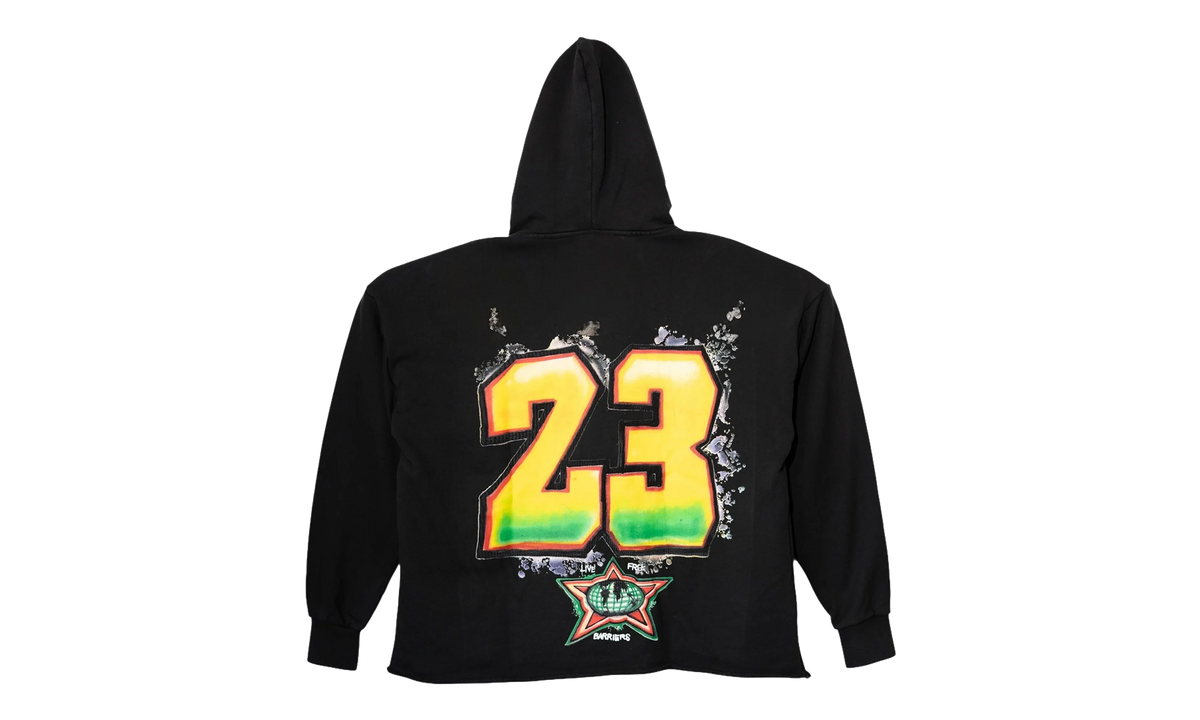 King Phade X Jordan Hoodie "Black / Multicolor" BAR10