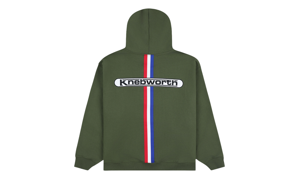 Knebworth Hoodie "Olive" P26OA005 OLIVE
