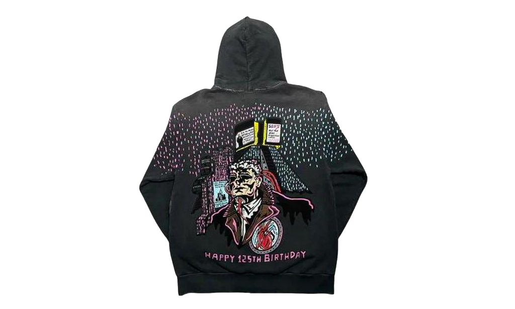 Limited Edition Happy 125th Birthday Pullover Hoodie "Black" WL082