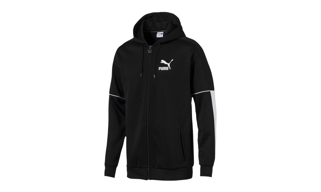 Retro Full Zip Hoodie "Puma Black" 576375 01