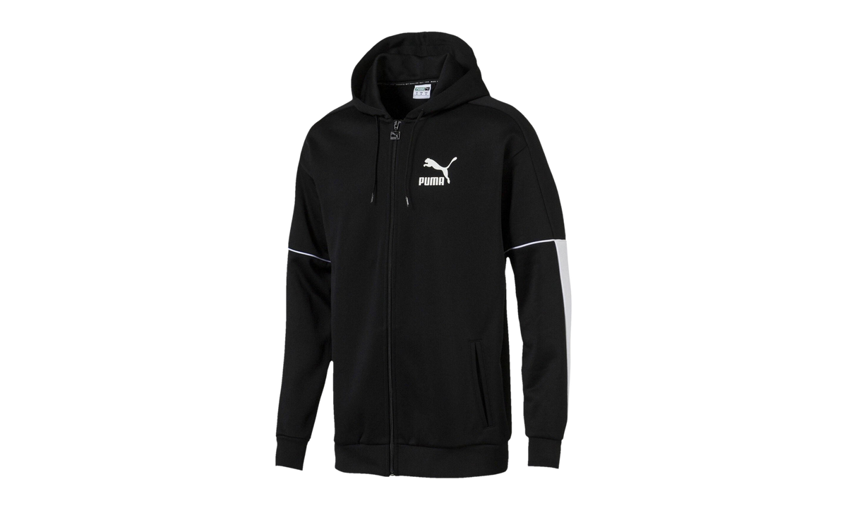 Retro Full Zip Hoodie "Puma Black" 576375 01